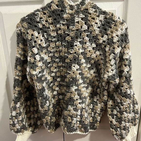Hand made Granny hexagon sweater - Picture 2 of 5